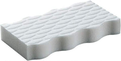 Mr. Clean - 2.4" Long x 4.6" Wide x 0.7" Thick Eraser - Medium-Duty, White - Eagle Tool & Supply