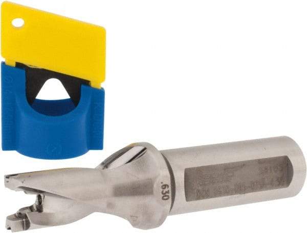 Iscar - 0.63" to 0.665" Diam, 1.5xD, 0.95" Max Depth, 3/4" Shank Diam, 3.91" OAL, Replaceable-Tip Drill - FCP, ICK, ICK-2M, ICM, ICN, ICP, iCP-2M Insert, 16 Seat Size, 73382798 Toolholder, Series SumoCham - Eagle Tool & Supply