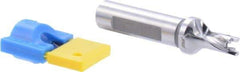 Iscar - 0.315" to 0.331" Diam, 1.5xD, 0.47" Max Depth, 1/2" Shank Diam, 2.87" OAL, Replaceable-Tip Drill - FCP, ICK, ICK-2M, ICM, ICP, iCP-2M Insert, 73382954 Toolholder, Series SumoCham - Eagle Tool & Supply