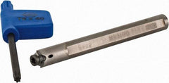 Iscar - MGCH, Internal, 1.5mm Max Depth of Cut, 0.5 to 4mm Groove Width, Indexable Grooving Tool Holder - GIQ.. Insert Compatibility, 6mm Shank Width, 62mm OAL, Through Coolant - Eagle Tool & Supply