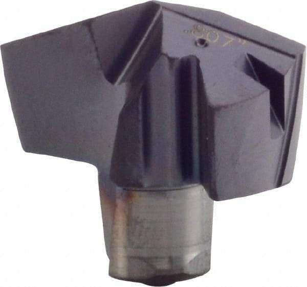 Iscar - Series ICP, 20.5mm Diam Grade IC908 140° Replaceable Drill Tip - Carbide, TiAlN Finish, 20 Seat Size - Eagle Tool & Supply