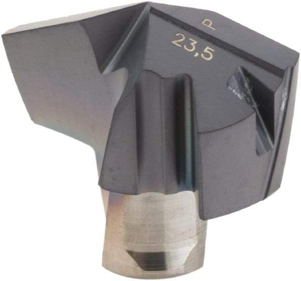Iscar - Series ICP, 0.925" Diam Grade IC908 140° Replaceable Drill Tip - Carbide, TiAlN Finish, 23 Seat Size, Through Coolant - Eagle Tool & Supply
