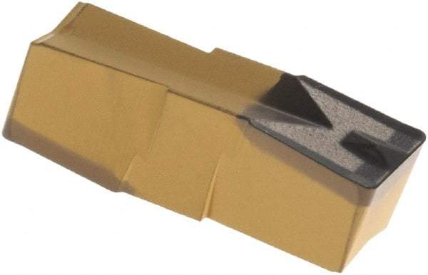 Iscar - 400E040GIP Grade IC8250, 4mm Cutting Width Carbide Grooving Insert - 13mm Max Depth of Cut, Neutral, 0.4mm Corner Radius, TiCN/Al2O3/TiN Finish - Eagle Tool & Supply
