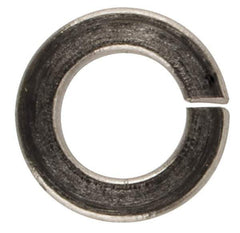 Made in USA - #4, 0.025" Thick Split Lock Washer - 316 Stainless Steel, 0.114" Min ID, 0.12" Max ID, 0.209" Max OD - Eagle Tool & Supply