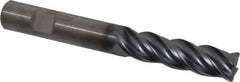 Kennametal - 5/8", 4 Flute, Solid Carbide, 0.06" Corner Radius End Mill - 5" OAL, 2-1/4" LOC - Eagle Tool & Supply