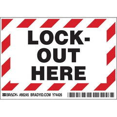 Brady - Safety & Facility Labels Message Type: Accident Prevention Header: None - Eagle Tool & Supply