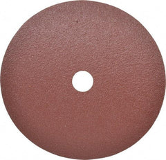 3M - 7" Diam 7/8" Hole 80 Grit Fiber Disc - Medium Grade, Ceramic, 8,600 Max RPM, Series 982C - Eagle Tool & Supply