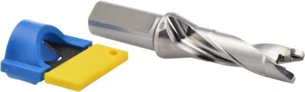 Iscar - 0.866" to 0.902" Diam, 3xD, 2.6" Max Depth, 1" Shank Diam, 6.17" OAL, Replaceable-Tip Drill - FCP, ICK, ICK-2M, ICM, ICN, ICP, iCP-2M Insert, 22 Seat Size, 73438798 Toolholder, Series SumoCham - Eagle Tool & Supply