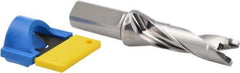 Iscar - 0.866" to 0.902" Diam, 3xD, 2.6" Max Depth, 1" Shank Diam, 6.17" OAL, Replaceable-Tip Drill - FCP, ICK, ICK-2M, ICM, ICN, ICP, iCP-2M Insert, 22 Seat Size, 73438798 Toolholder, Series SumoCham - Eagle Tool & Supply