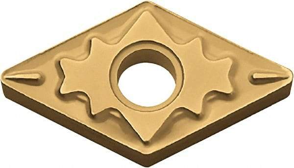 Kyocera - DNMG432 HQ Grade CA5525 Carbide Turning Insert - TiCN/Al2O3/TiN Finish, 55° Diamond, 1/2" Inscr Circle, 3/16" Thick, 1/32" Corner Radius - Eagle Tool & Supply