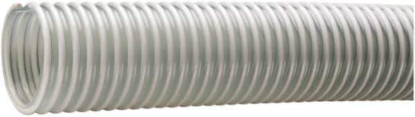 Kuriyama of America - 2-1/2" ID x 3.07" OD, 40 Max psi, Full In. Hg, Dry Material Handling & Transfer Hose - PVC, -40 to 150°F, 3" Bend Radius, 100' Coil Length, Clear - Eagle Tool & Supply