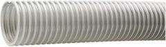 Kuriyama of America - 4" ID x 4.76" OD, 35 Max psi, Full In. Hg, Dry Material Handling & Transfer Hose - PVC, -40 to 150°F, 6" Bend Radius, 100' Coil Length, Clear - Eagle Tool & Supply