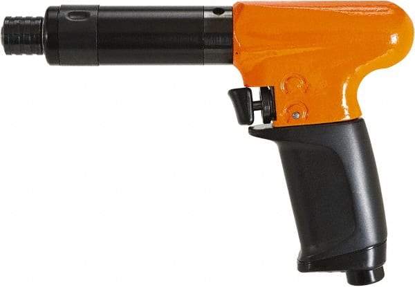 Cleco - 1/4" Bit Holder, 660 RPM, Pistol Grip Handle Air Screwdriver - 15 to 60 In/Lb Torque, 1/8" Inlet, 11 CFM - Eagle Tool & Supply