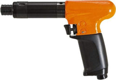 Cleco - 1/4" Bit Holder, 660 RPM, Pistol Grip Handle Air Screwdriver - 10 to 45 In/Lb Torque, 1/8" Inlet, 11 CFM - Eagle Tool & Supply