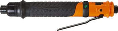 Cleco - 1/4" Bit Holder, 1,100 RPM, Inline Handle Air Screwdriver - 10 to 40 In/Lb Torque, 1/8" Inlet, 11 CFM - Eagle Tool & Supply