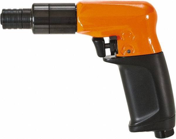 Cleco - 1/4" Bit Holder, 1,900 RPM, Pistol Grip Handle Air Screwdriver - 26 In/Lb Torque, 1/8" Inlet, 11 CFM - Eagle Tool & Supply