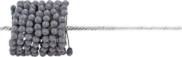Brush Research Mfg. - 5" to 5-1/2" Bore Diam, 240 Grit, Aluminum Oxide Flexible Hone - Medium, 17-1/2" OAL - Eagle Tool & Supply