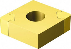 Sandvik Coromant - CNGA433 Grade 7015 CBN Turning Insert - 80° Diamond, 1/2" Inscr Circle, 3/16" Thick, 3/64" Corner Radius - Eagle Tool & Supply