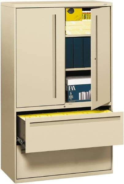 Hon - File & Cabinet Combinations Type: File/Cabinet Combo Color: Putty - Eagle Tool & Supply