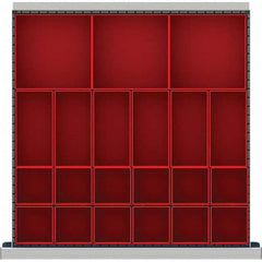 LISTA - 21-Compartment Drawer Divider Layout for 2.17" High Drawers - Eagle Tool & Supply