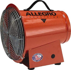 Allegro - 8" Inlet, Electric AC Axial Blower - 0.33 hp, 1,275 CFM, 120 Max Voltage Rating - Eagle Tool & Supply