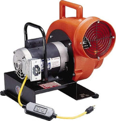 Allegro - 8" Inlet, Direct Drive, 4 hp, 1,850, 760 CFM, Blower - 10 Amp Rating, 115 Volts, 1,140 & 1,725 RPM - Eagle Tool & Supply