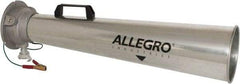 Allegro - 30-1/2 Inch Long, Galvanized Steel Venturi Style Pneumatic Blowers - 1/2 Inch NPT, 7.31 Inch Base Diameter, 7 Inch Face Diameter - Eagle Tool & Supply