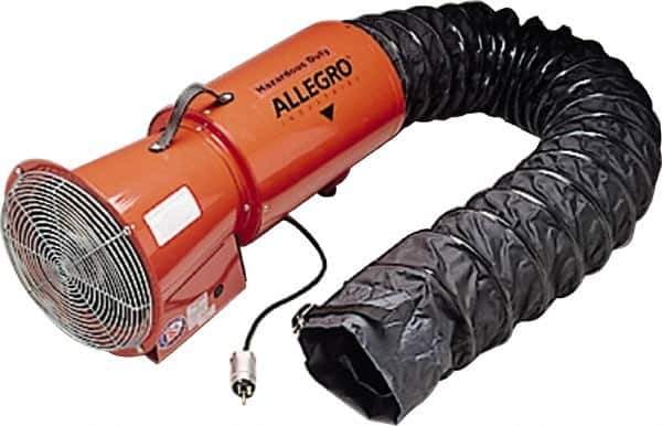 Allegro - 13" Inlet, Direct Drive, 890 CFM, Blower - 3.3 Amp Rating, 115 Volts, 3,250 RPM - Eagle Tool & Supply