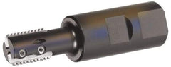 Kennametal - 22mm Cut Diam, 55mm Max Hole Depth, 25mm Shank Diam, Internal/External Indexable Thread Mill - Insert Style TMS, 3 Inserts, Toolholder Style TM, 114mm OAL - Eagle Tool & Supply