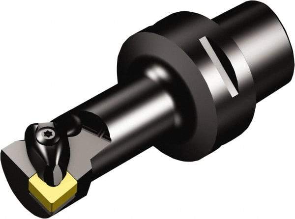 Sandvik Coromant - Left Hand Cut, Size C4, CNMG 432 Insert Compatiblity, Modular Turning & Profiling Cutting Unit Head - 17mm Ctr to Cutting Edge, 90mm Head Length, Through Coolant, Series T-Max P - Eagle Tool & Supply
