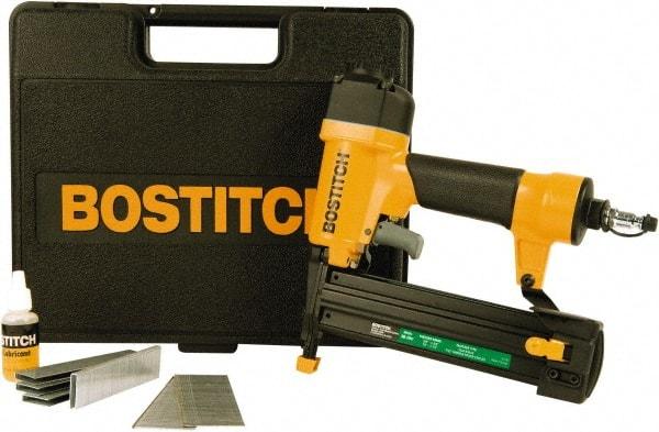 Stanley Bostitch - 5/8 to 1-5/8" Brad Length & 1/2 to 1-1/2" Staple Length, 18 Gauge Staple Gun/Brad Air Nailer - 70 to 100 psi - Eagle Tool & Supply