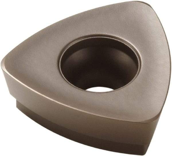 Seco - 218.19125 M07 Grade MP2500 Carbide Milling Insert - TiCN/Al2O3 Finish, 0.156" Thick, 0.35" Inscribed Circle, 0.031" Corner Radius - Eagle Tool & Supply
