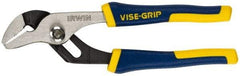 Irwin - 6" OAL, 1" Jaw Length, Groove Joint Pliers - Serrated Jaw, Straight Head, ProTouch Handles - Eagle Tool & Supply