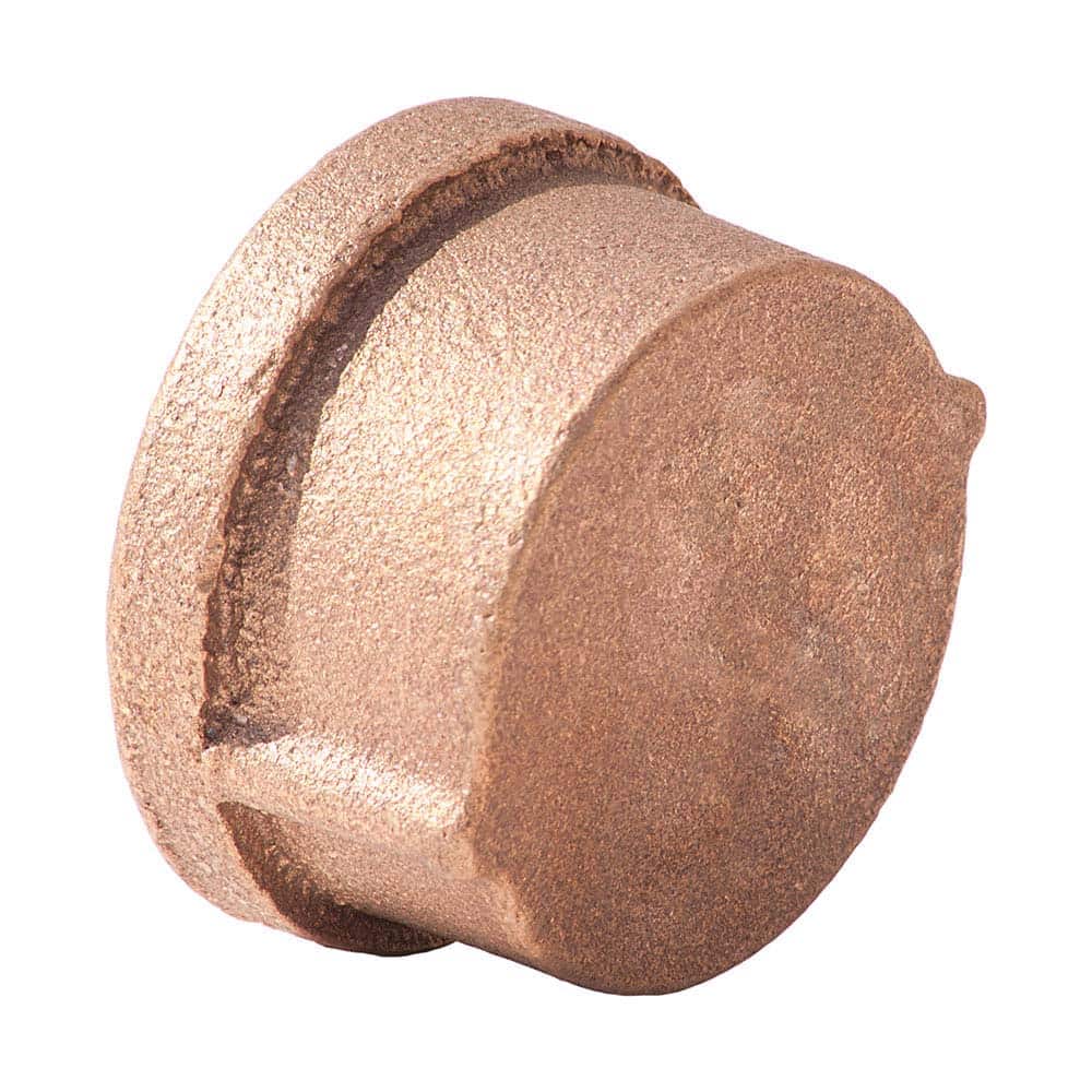 Merit Brass - Brass & Chrome Pipe Fittings Type: Cap Fitting Size: 1/8 - Eagle Tool & Supply