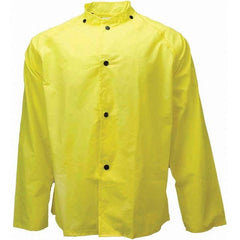 Neese - Size L Yellow Rain & Flame Resistant/Retardant Rain Jacket - Eagle Tool & Supply