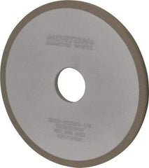 Norton - 6" Diam x 1-1/4" Hole x 1/4" Thick, 120 Grit Surface Grinding Wheel - Diamond, Type 1A1, Fine Grade, Resinoid Bond - Eagle Tool & Supply