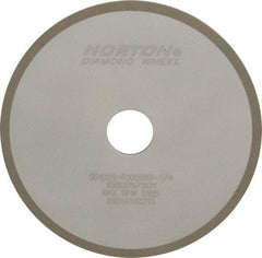 Norton - 7" Diam x 1-1/4" Hole x 1/4" Thick, 100 Grit Surface Grinding Wheel - Diamond, Type 1A1, Fine Grade, Resinoid Bond - Eagle Tool & Supply