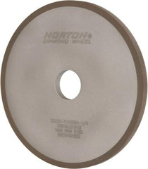 Norton - 7" Diam x 1-1/4" Hole x 3/8" Thick, 220 Grit Surface Grinding Wheel - Diamond, Type 1A1, Very Fine Grade, Resinoid Bond - Eagle Tool & Supply