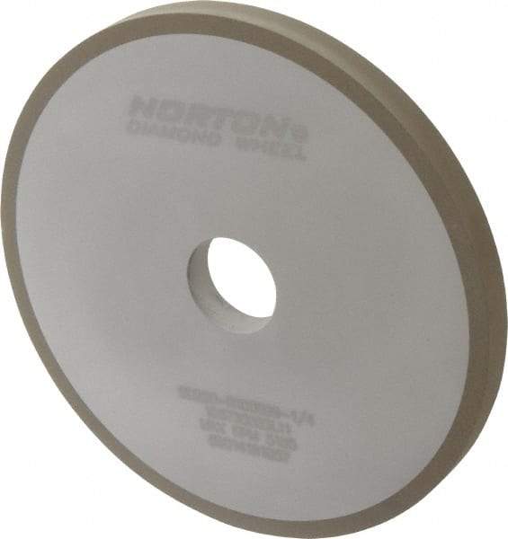 Norton - 7" Diam x 1-1/4" Hole x 1/2" Thick, 220 Grit Surface Grinding Wheel - Diamond, Type 1A1, Very Fine Grade, Resinoid Bond - Eagle Tool & Supply