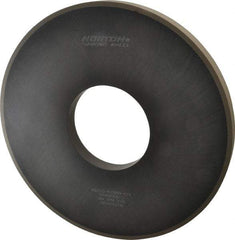 Norton - 14" Diam x 5" Hole x 1" Thick, 120 Grit Surface Grinding Wheel - Diamond, Type 1A1, Fine Grade, Resinoid Bond - Eagle Tool & Supply