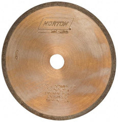 Norton - 4" Diam x 1/2" Hole, 220 Grit Surface Grinding Wheel - Diamond, Type 1A1R, Fine Grade - Eagle Tool & Supply