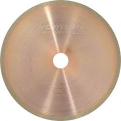 Norton - 4" Diam x 1/2" Hole, 150 Grit Surface Grinding Wheel - Diamond, Type 1A1R, Medium Grade - Eagle Tool & Supply