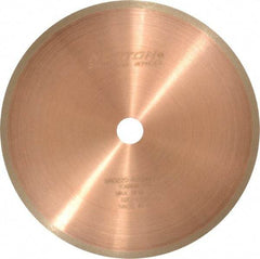 Norton - 5" Diam x 1/2" Hole, 220 Grit Surface Grinding Wheel - Diamond, Type 1A1R, Fine Grade - Eagle Tool & Supply