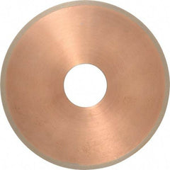 Norton - 5" Diam x 1-1/4" Hole, 320 Grit Surface Grinding Wheel - Diamond, Type 1A1R, Fine Grade - Eagle Tool & Supply