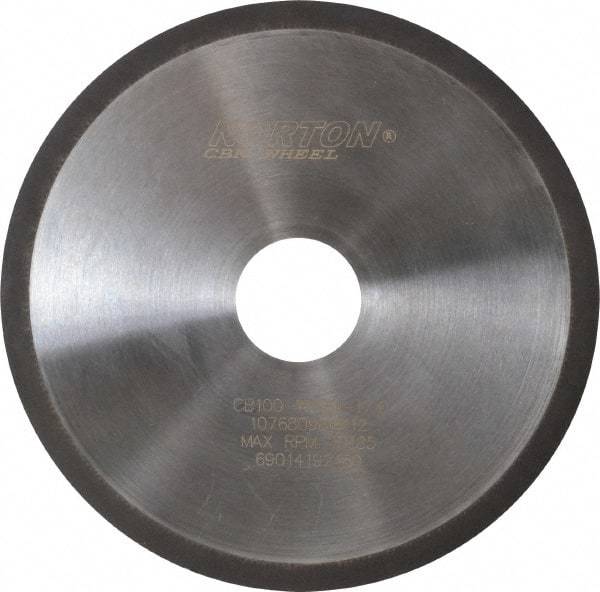 Norton - 6" Diam x 1-1/4" Hole, 100 Grit Surface Grinding Wheel - Type 1A1R, Coarse Grade - Eagle Tool & Supply