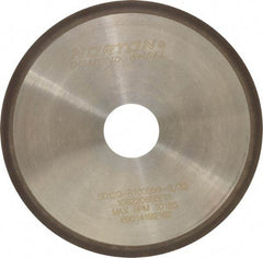 Norton - 6" Diam x 1-1/4" Hole, 120 Grit Surface Grinding Wheel - Diamond, Type 1A1R, Coarse Grade - Eagle Tool & Supply