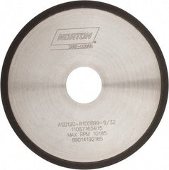 Norton - 6" Diam x 1-1/4" Hole, 120 Grit Surface Grinding Wheel - Type 1A1R, Coarse Grade - Eagle Tool & Supply