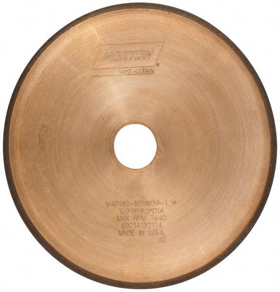 Norton - 8" Diam x 1-1/4" Hole, 180 Grit Surface Grinding Wheel - Diamond, Type 1A1R, Medium Grade - Eagle Tool & Supply