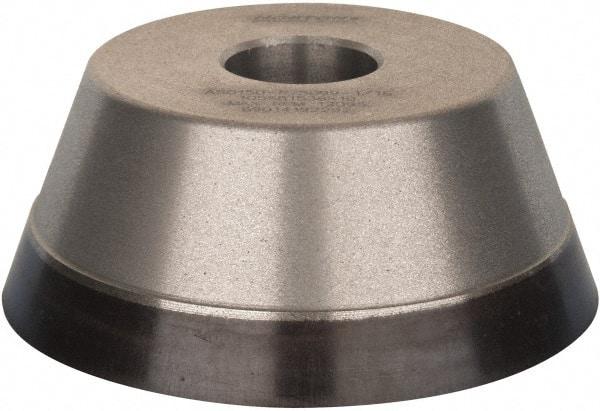 Norton - 3" Diam, 3/4" Hole Size, 1-1/4" Overall Thickness, 150 Grit, Type 11 Tool & Cutter Grinding Wheel - Very Fine Grade, Diamond, Resinoid Bond - Eagle Tool & Supply