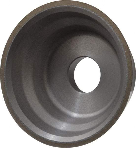 Norton - 3" Diam, 3/4" Hole Size, 1-1/4" Overall Thickness, 150 Grit, Type 11 Tool & Cutter Grinding Wheel - Very Fine Grade, Diamond, Resinoid Bond - Eagle Tool & Supply